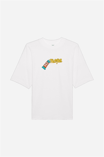 The Dudes Nope Premium T-shirt Oversized - Off White